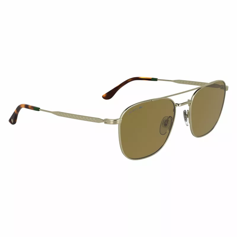 LACOSTE L269S-710 unisex-aurinkolasit Havana vihreä 55/19/145 mm