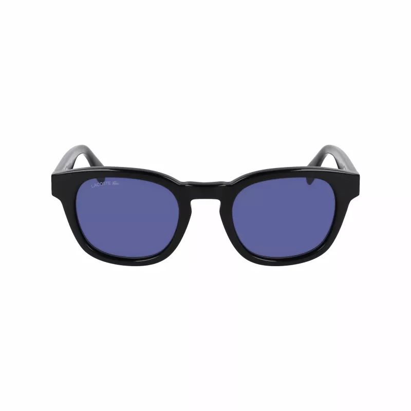Lacoste L6015SN-1 unisex-aurinkolasit musta kehys harmaat linssit 49 mm