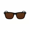 Lacoste L6045S-1 miesten aurinkolasit, musta asetaattikehys, harmaat polykarbonaattilinssit, 54/19/145 mm