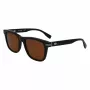 Lacoste L6045S-1 miesten aurinkolasit, musta asetaattikehys, harmaat polykarbonaattilinssit, 54/19/145 mm