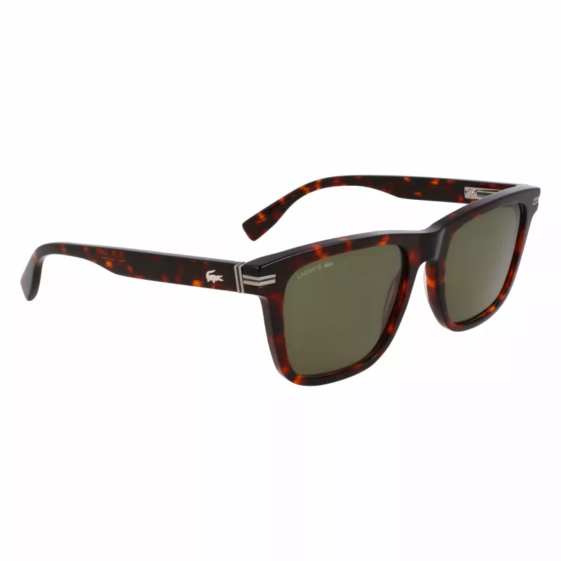 Lacoste L6045S-230 miesten suorakaiteen muotoiset aurinkolasit havanna ruskea 54 mm