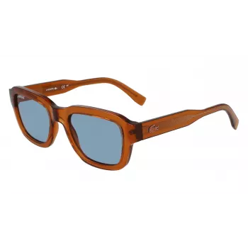Lacoste L6048S-210 unisex-neliömäiset aurinkolasit Havana ruskea 51mm