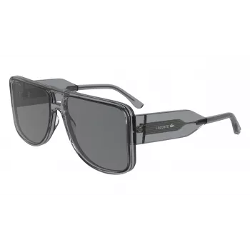 LACOSTE L6056S5916035 unisex-suorakaiteen muotoiset aurinkolasit Havana vihreä 59 mm