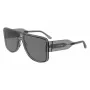 LACOSTE L6056S5916035 unisex-suorakaiteen muotoiset aurinkolasit Havana vihreä 59 mm