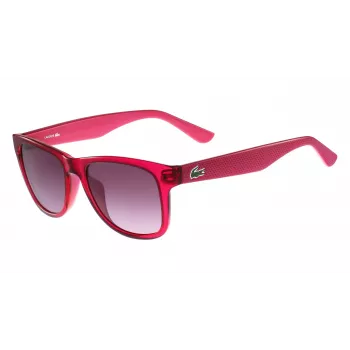 Lacoste L734S unisex suorakaiteen muotoiset aurinkolasit - musta kehys harmaat linssit 52/18/140 mm