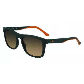 Lacoste L956S-301 miesten suorakaiteen muotoiset aurinkolasit vihreät asetaattikehykset UV400
