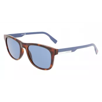 Lacoste L969S-230 unisex neliömäiset aurinkolasit havanna ruskea 54 mm