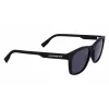Lacoste miesten L988S-2 suorakaiteen muotoiset aurinkolasit - musta kehys harmaat linssit 54 mm