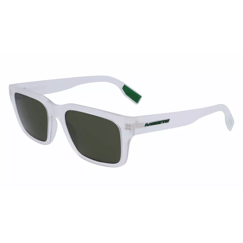 Lacoste miesten suorakaiteen muotoiset aurinkolasit L6004S-970 musta/harmaa 55/19/145 mm