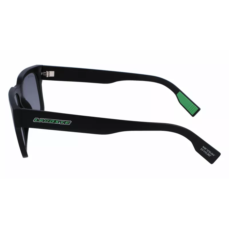 Lacoste miesten aurinkolasit L6004S 5519002 musta/harmaa 55/19/145 mm