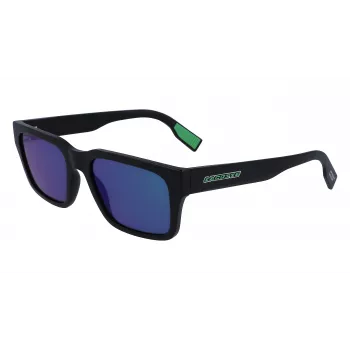Lacoste miesten aurinkolasit L6004S 5519002 musta/harmaa 55/19/145 mm