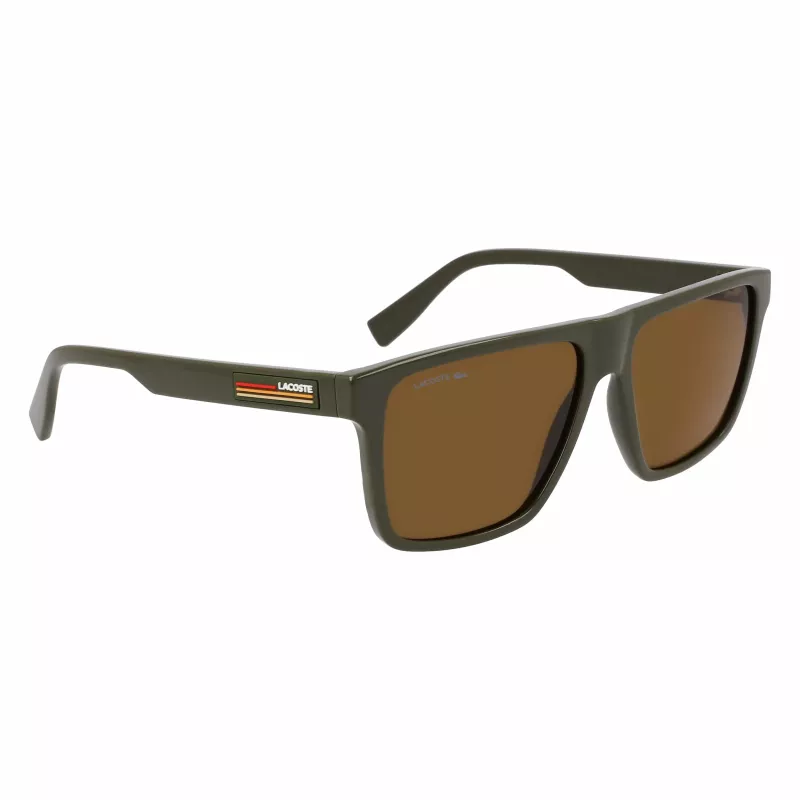 Lacoste miesten aurinkolasit L6027S-275 havanna asetaatti suorakaide 57 mm