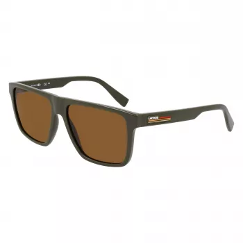 Lacoste miesten aurinkolasit L6027S-275 havanna asetaatti suorakaide 57 mm
