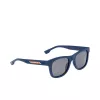 LACOSTE aurinkolasit L3651SRG-400 unisex matta sininen suorakaide täysreunus 48/17/130 mm