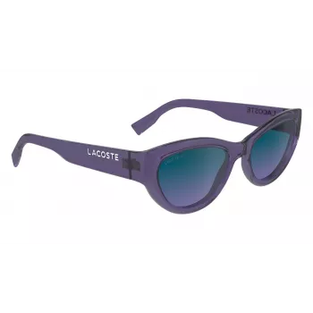 Lacoste naisten aurinkolasit L6013S5418513 - suorakaiteen muotoinen asetaattikehys UV400-suojalla - 54/18/140 mm