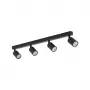 Lamp Spot Light Top GU10 4x10W musta