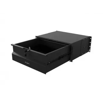 LANBERG 4U 19 tuuman kiinteä hylly 360 mm musta 90 kg kantavuus