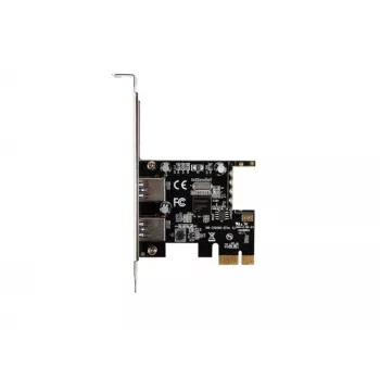 Lanberg PCE-US3-002 sisäinen USB 3.2 Gen 1 PCI Express -kortti, 2 ulkoista porttia ja 1 sisäinen header