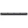 LANVIEW LPP110 1U 24-porttinen Cat5e RJ-45 suojaamaton patch-paneeli (Krone IDC)