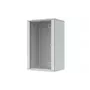 LANVIEW pikakoottava Flat Pack 19 9U seinäasennettava verkkokaappi, musta, 600x464x450mm