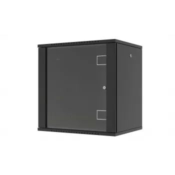LANVIEW pika-asennettava Flat Pack 19 seinäkotelo 9U musta