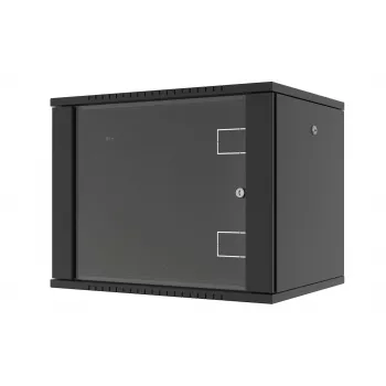 LANVIEW RWF09U45BL 9U 19 tuuman nopeasti koottava Flat Pack -seinäkaappi, musta