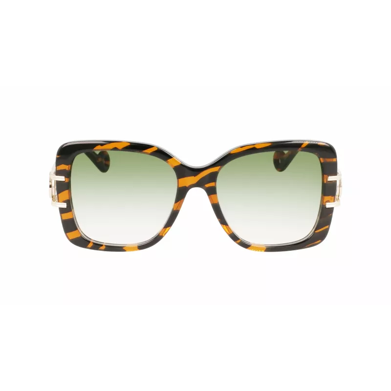 LANVIN naisten aurinkolasit LNV624S-236 Havana ruskea liukuväri 53 mm