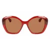 LANVIN naisten LNV628S-601 kulmikkaat aurinkolasit - musta/harmaa - 54/19/140 mm