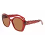 LANVIN naisten LNV628S-601 kulmikkaat aurinkolasit - musta/harmaa - 54/19/140 mm