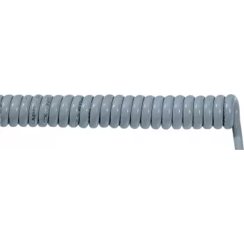 LAPP ÖLFLEX® SPIRAL 400 P spiraalikaapeli, 12 x 1 mm², harmaa, sisäänvedetty 500 mm / ulosvedetty 1 500 mm 70002670
