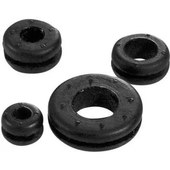 LAPP SKINDICHT LA 6 kaapeliläpivienti, klooripreenikumi, musta, kiristysalue 4-6 mm, 100 kpl:n pakkaus 61713550