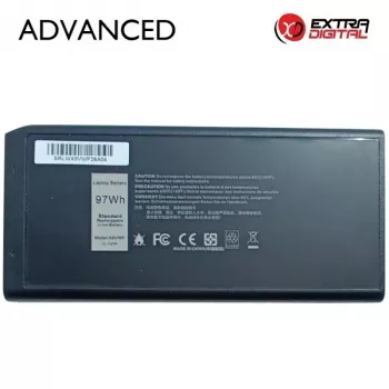 Kannettavan akku DELL X8VWF, 97Wh, Extra Digital Advanced