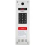 Laskomex CP-2533NR-040 kapea pystysuuntainen audioporttipuhelin, ruostumaton teräs, RFID-lukijalla