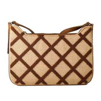 Laura Ashley Salway tikattu crossbody-laukku (28x17x7 cm)