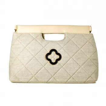 Laura Ashley naisten Valetta olkalaukku kerma (30x20x9 cm)