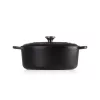 Le Creuset Signature 21178310000430 soikea paistoastia 31 cm, 6,3 l, emaloitu valurauta, mattamusta
