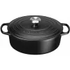 Le Creuset Signature Oval Roaster 31 cm Black Emailschwarz valurauta (4.7L)