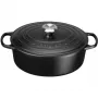 Le Creuset Signature 21178310000430 soikea paistoastia 31 cm, 6,3 l, emaloitu valurauta, mattamusta