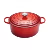 Le Creuset Signature pyöreä pata 30cm kirsikanpunainen emaloitu valurauta 7,5L