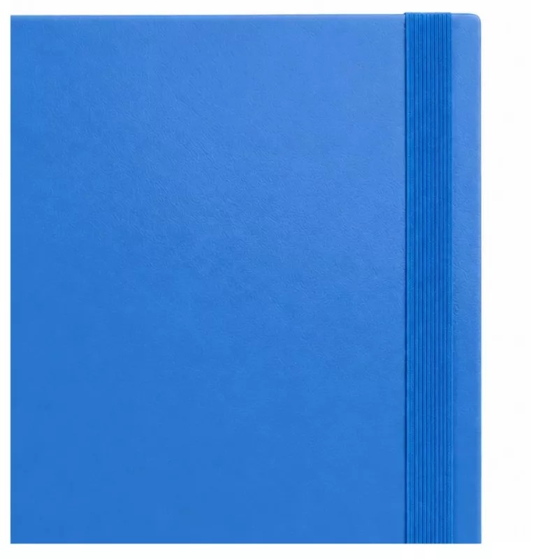 LEAN sininen A4-kansio kuminauhalla, 4,5 cm selkä, laminoitu kartonki, 450 arkin kapasiteetti