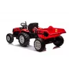 LEAN CARS 24V akkutraktori HC-306 punainen perävaunulla