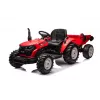 LEAN CARS 24V akkutraktori HC-306 punainen perävaunulla