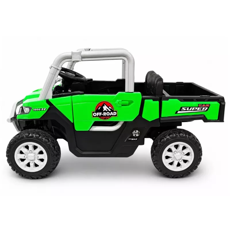 LEAN CARS 4x4 akkukäyttöinen lastenajoneuvo GTS2299-H 24V vihreä