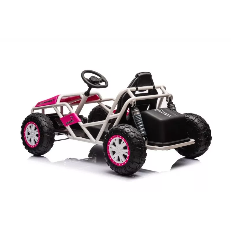 LEAN CARS Akkuauto Buggy A8812 vaaleanpunainen 24V