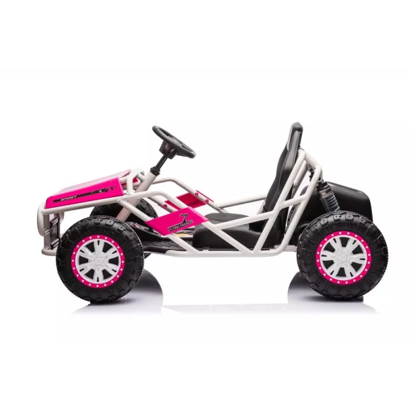 LEAN CARS Akkuauto Buggy A8812 vaaleanpunainen 24V