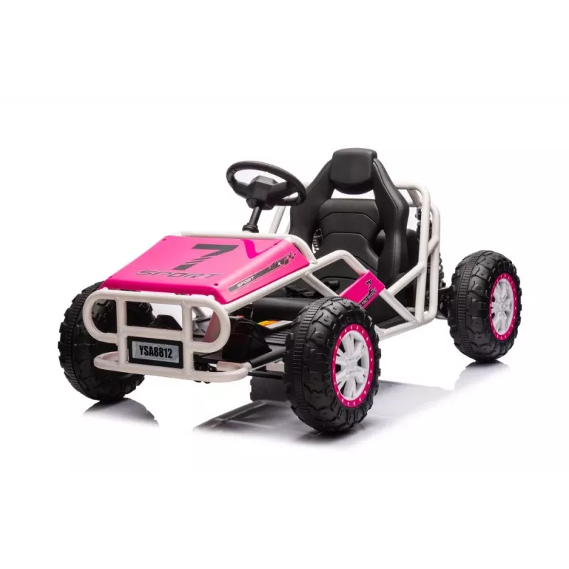LEAN CARS Akkuauto Buggy A8812 vaaleanpunainen 24V