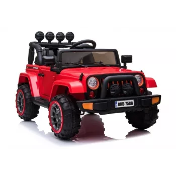 LEAN CARS akkuauto Jeep BRD-7588 punainen 4x4 7408