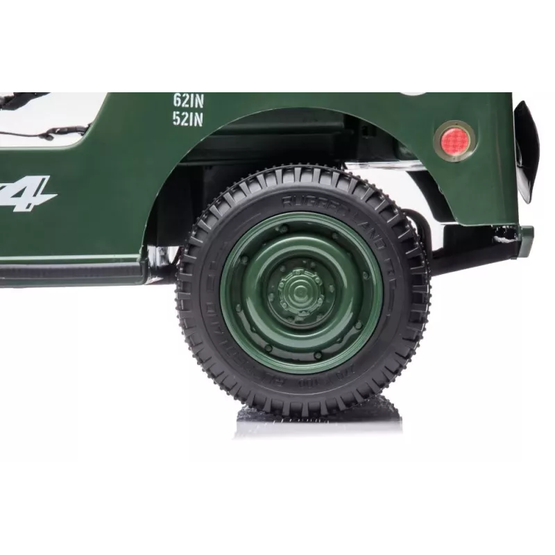 LEAN CARS akkuauto JH-103 Army Green 4x4