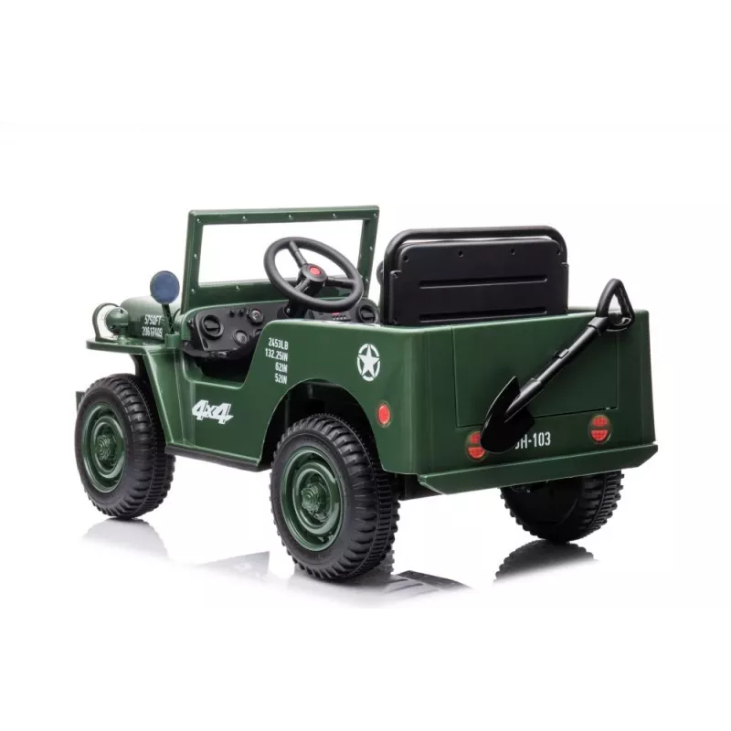 LEAN CARS akkuauto JH-103 Army Green 4x4