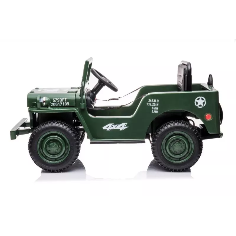 LEAN CARS akkuauto JH-103 Army Green 4x4